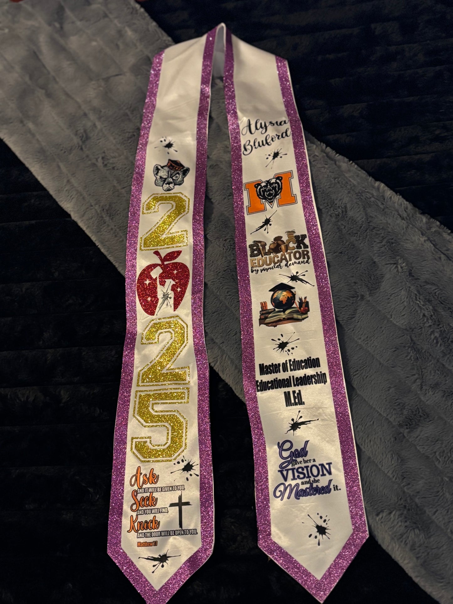 Customized Graduation Stoles