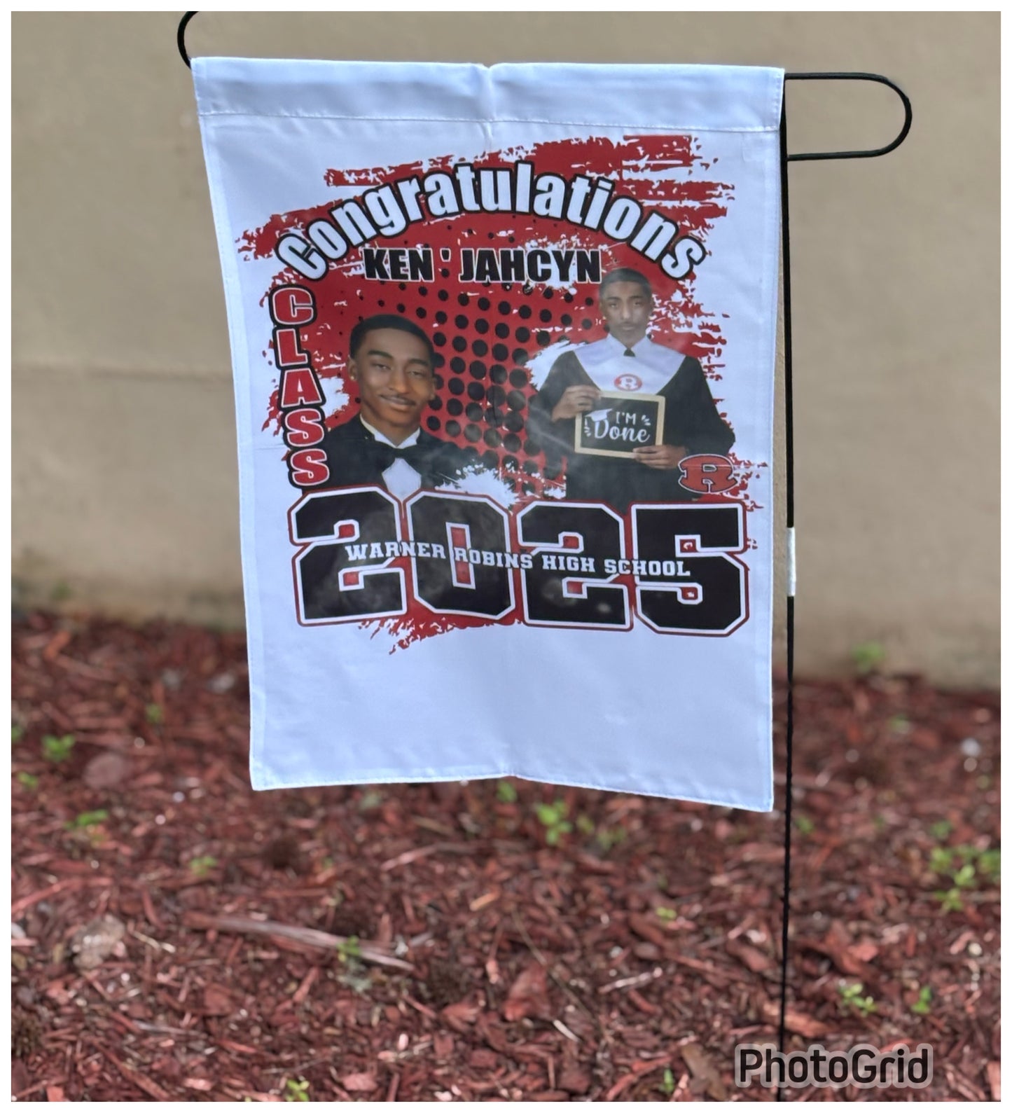 Graduation Garden Flags