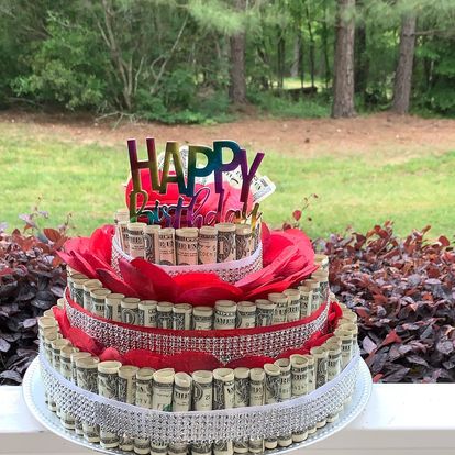 Custom Money Cake