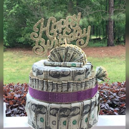 Custom Money Cake