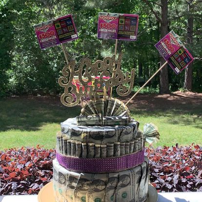 Custom Money Cake