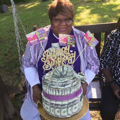 Custom Money Cake