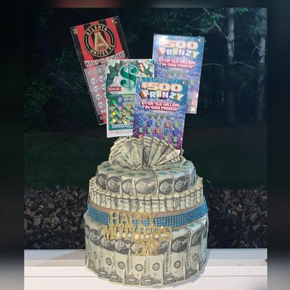 Custom Money Cake