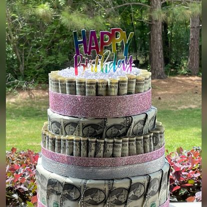 Custom Money Cake