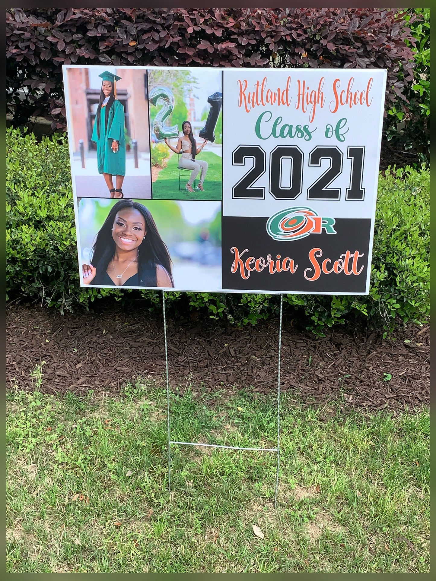 Custom Graduation Yard Sign