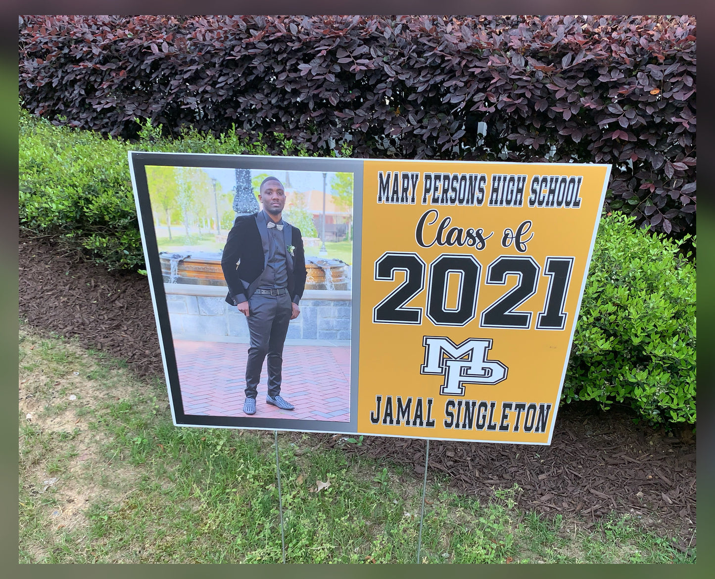 Custom Graduation Yard Sign