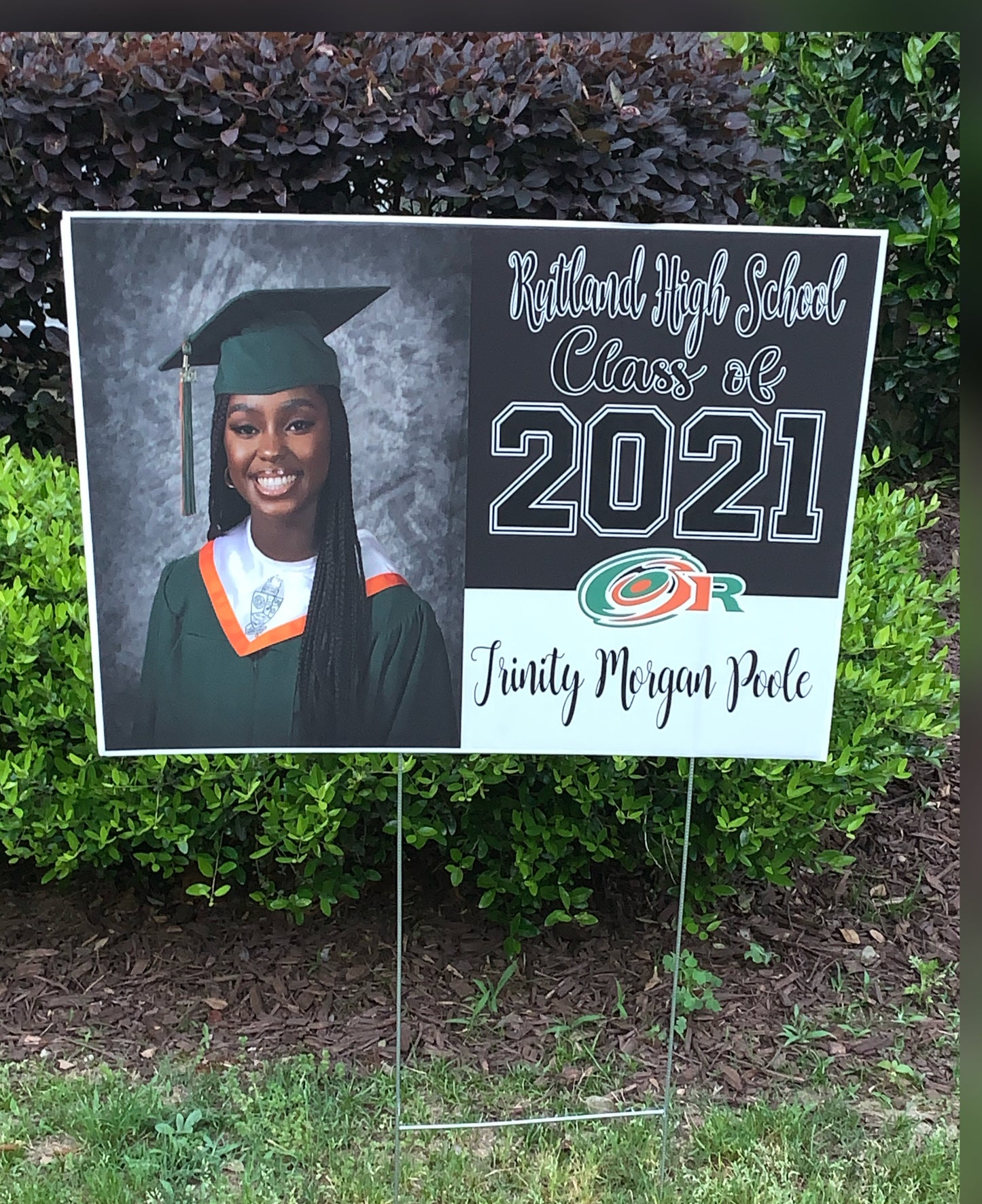 Custom Graduation Yard Sign