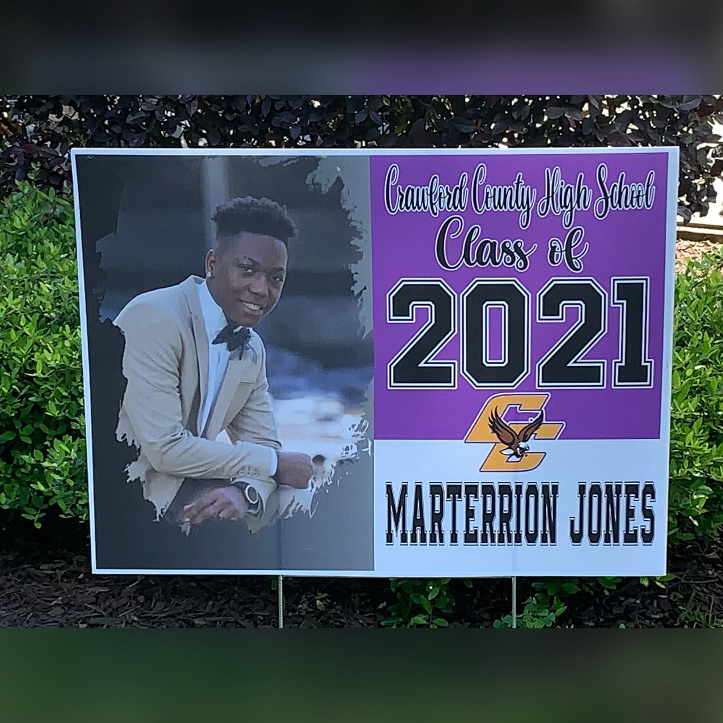 Custom Graduation Yard Sign