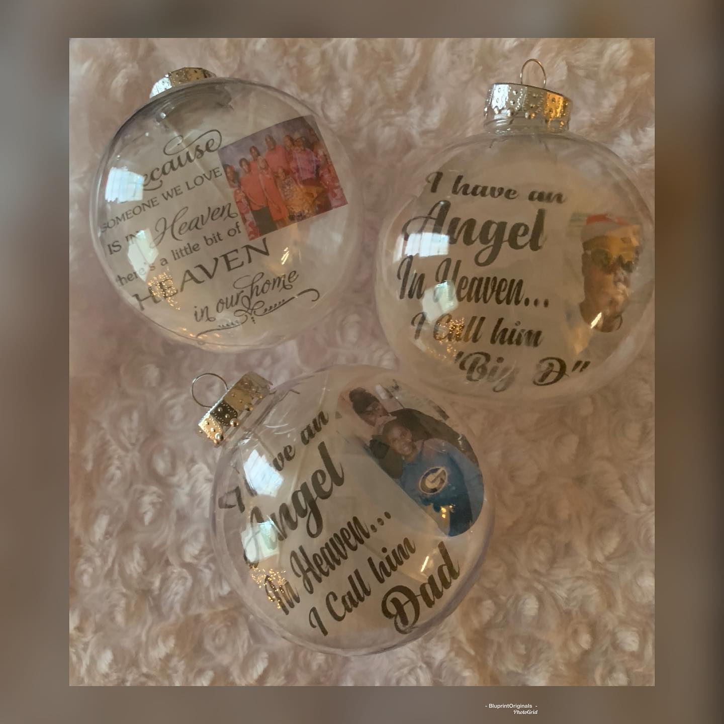 Photo Memorial Ornaments