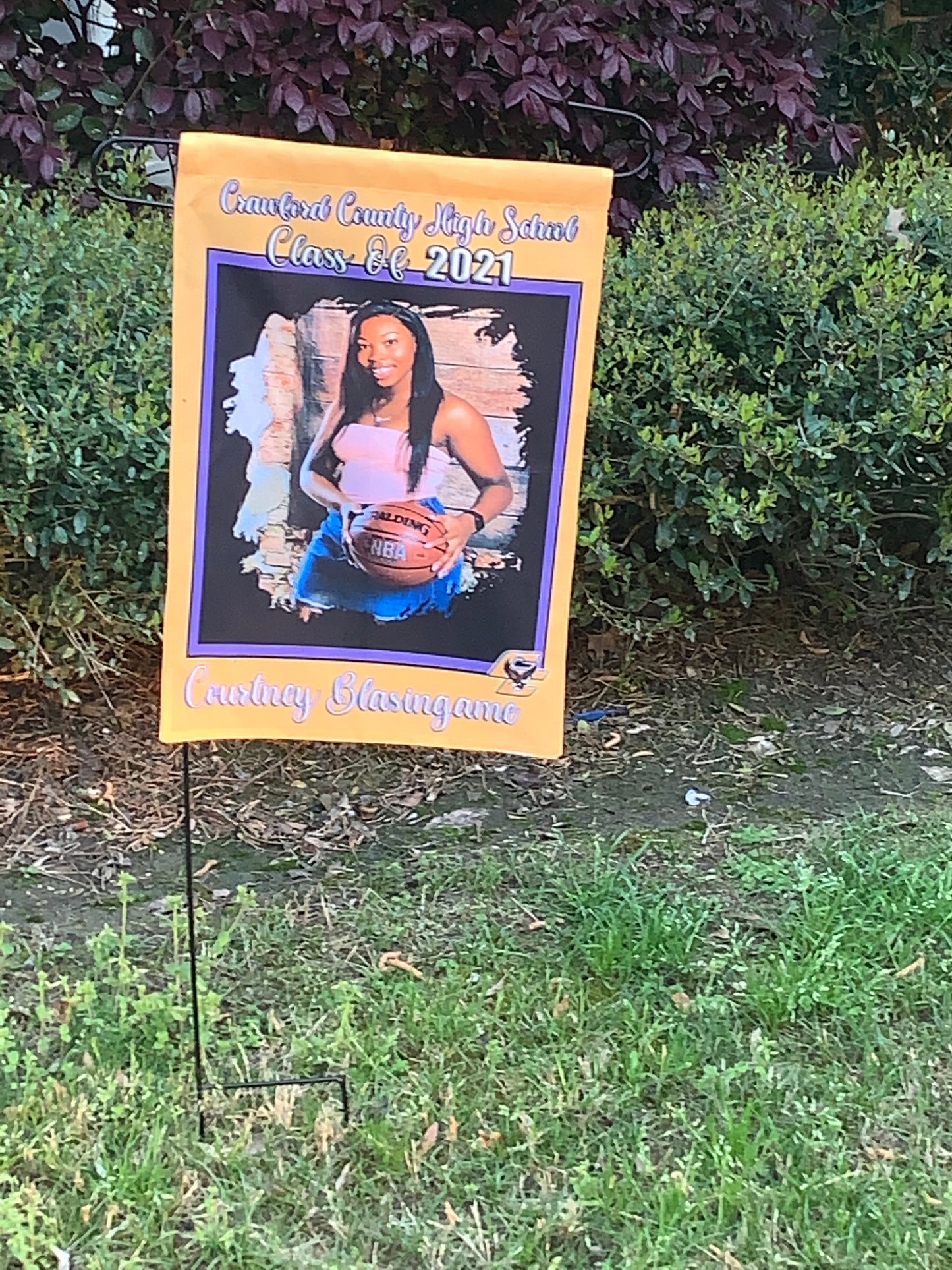 Graduation Garden Flags