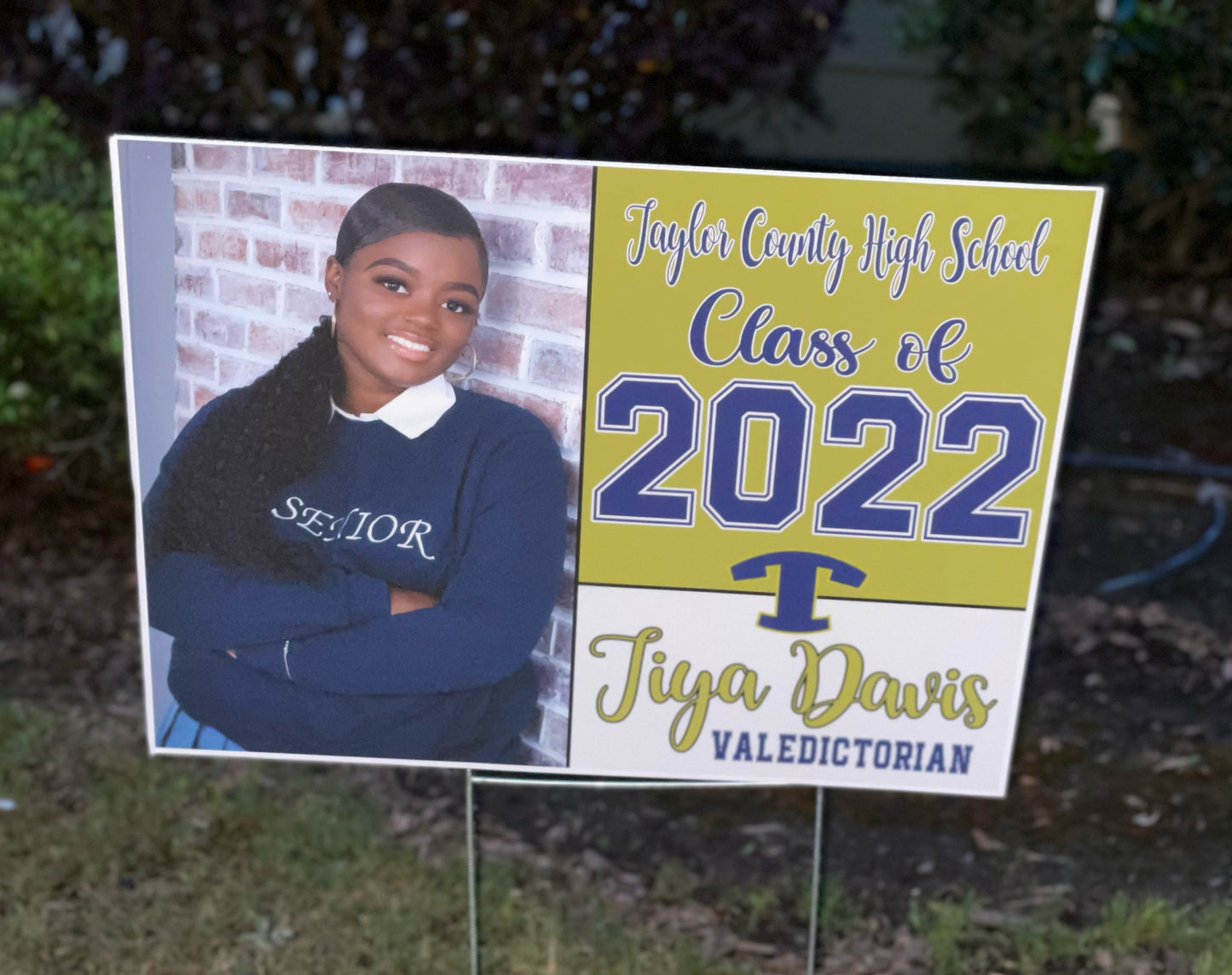 Custom Graduation Yard Sign