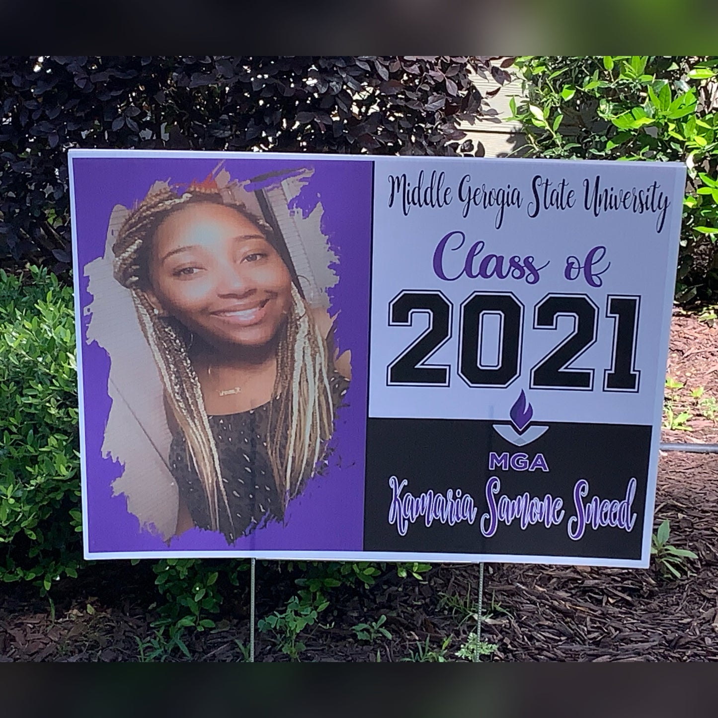 Custom Graduation Yard Sign