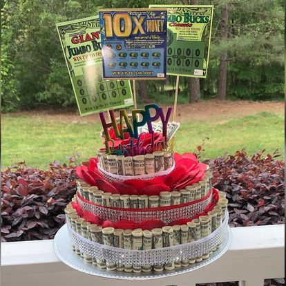 Custom Money Cake