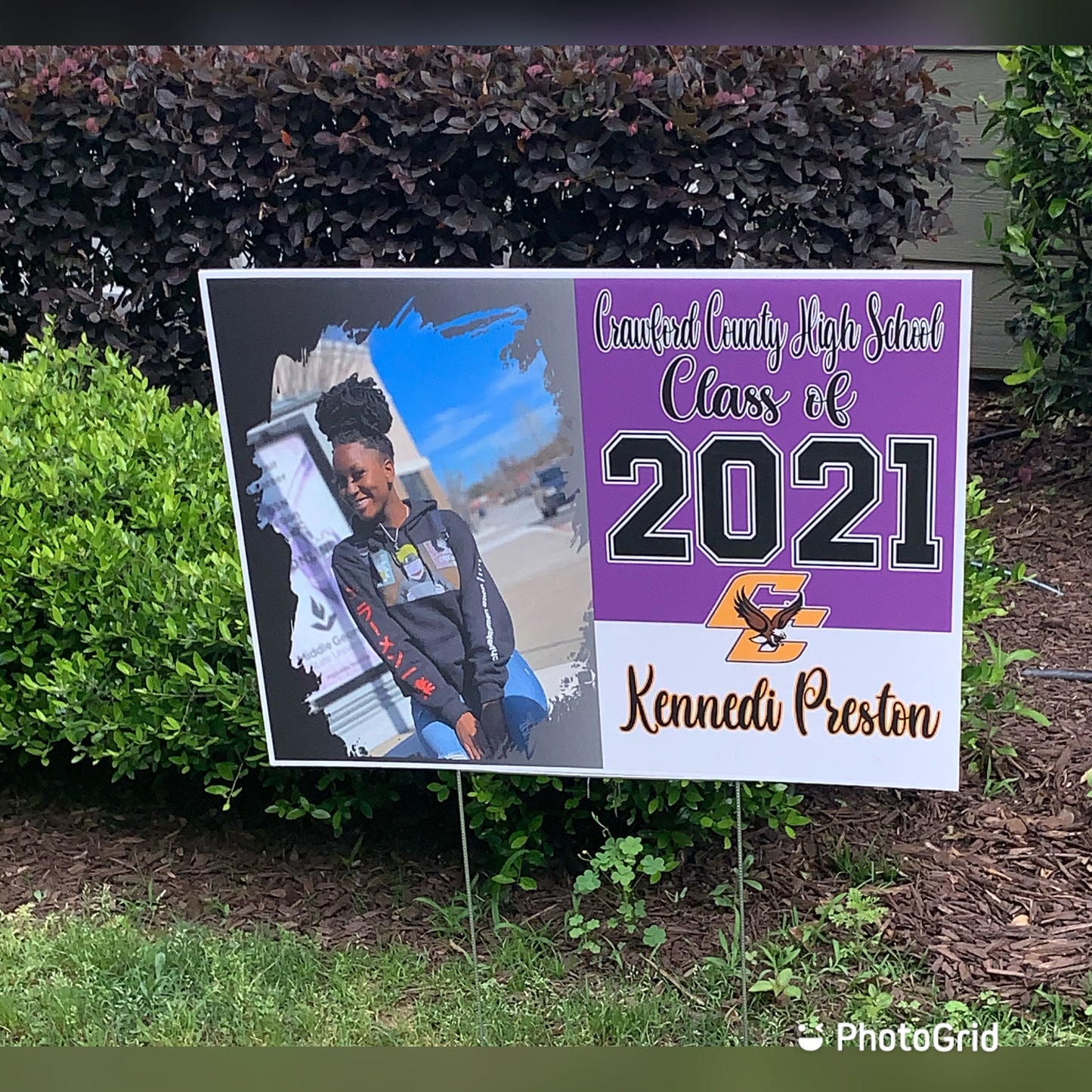 Custom Graduation Yard Sign
