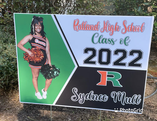 Custom Graduation Yard Sign