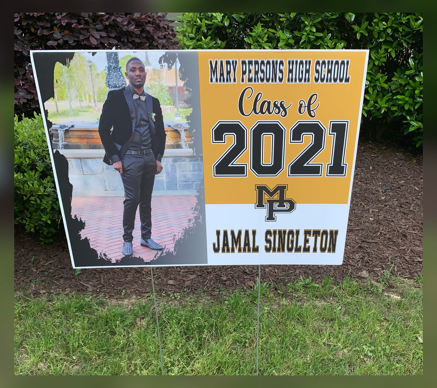 Custom Graduation Yard Sign
