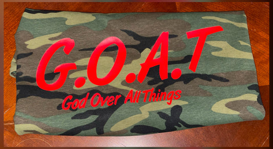 GOAT GOD OVER ALL THINGS TSHIRT