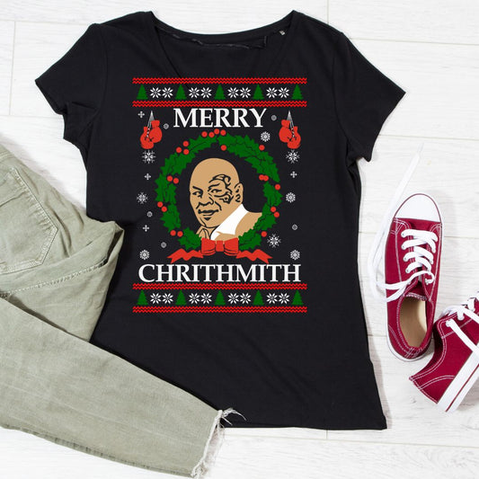 MERRY CHRITHMITH MIKE TYSON TEE