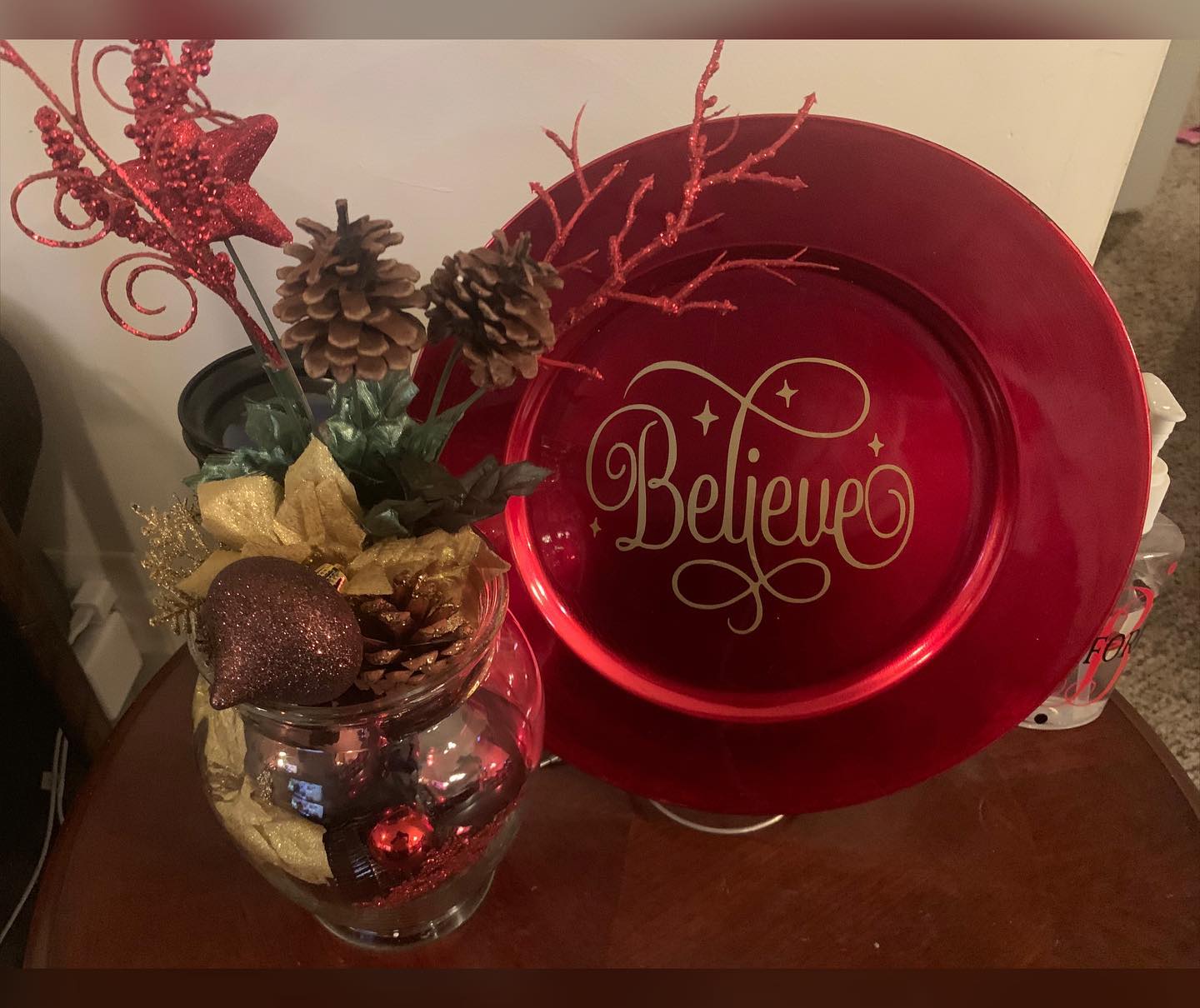 Personalized and Holiday Charger plates