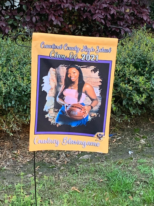 Graduation Garden Flags