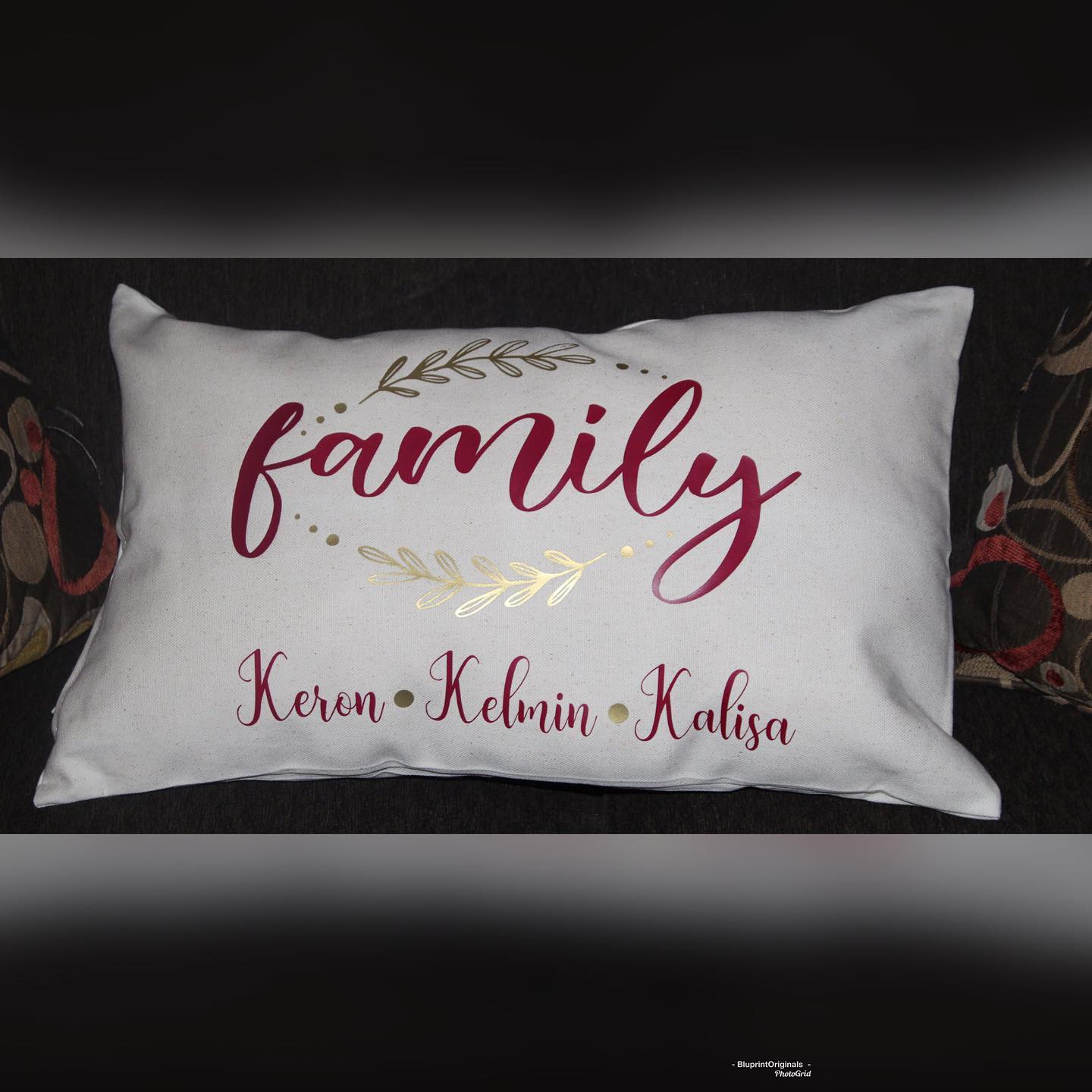 Personalized Family Pillows