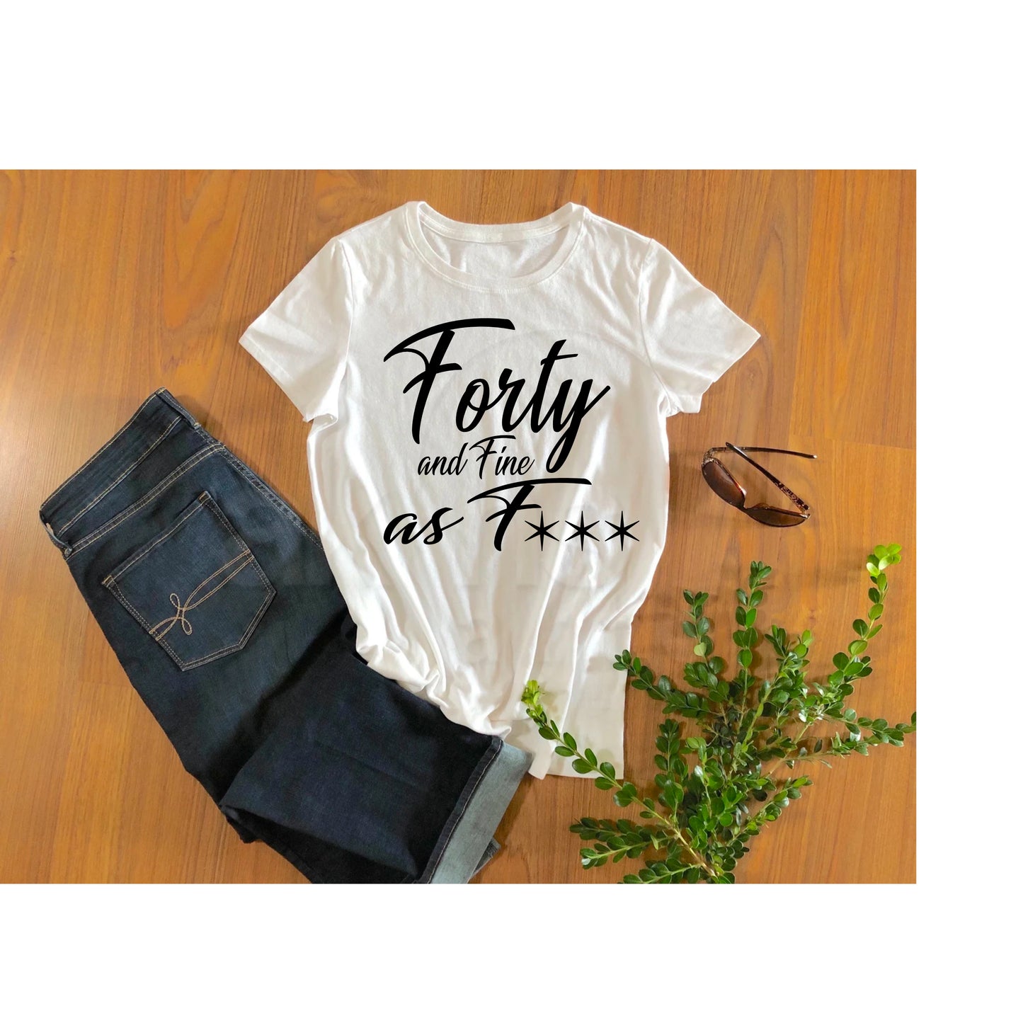 Forty and Fine as Fxxx Unisex Tshirt