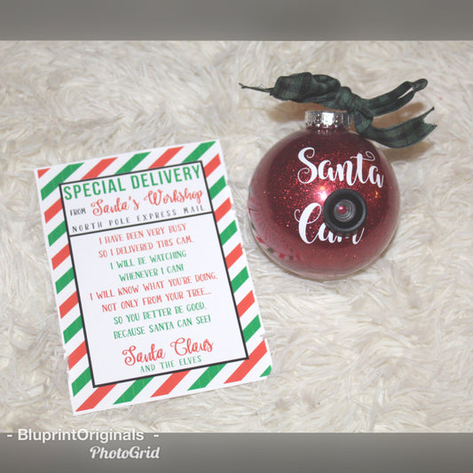 Santa Cam Ornament