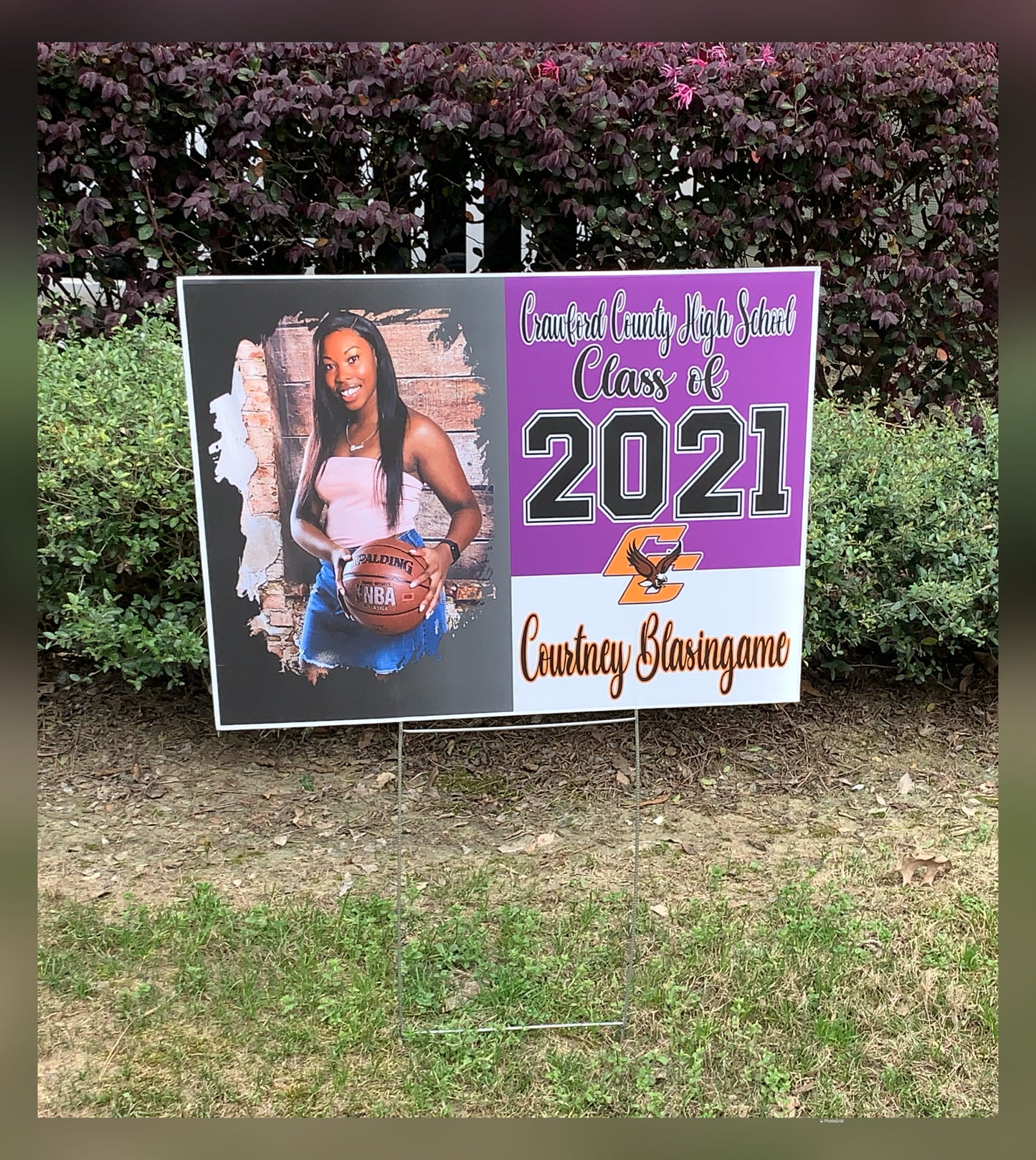 Custom Graduation Yard Sign